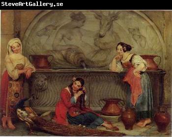 unknow artist Arab or Arabic people and life. Orientalism oil paintings  408